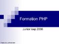 Formation
PHP