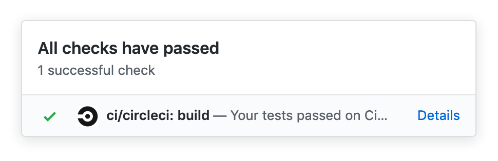 Github automated version check passing